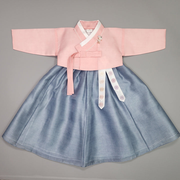 Hanbok Girl Baby Korea Traditional Clothing Set First Birthday Celebration Party 100th Birth Celebration 1–15 years Pink Blue