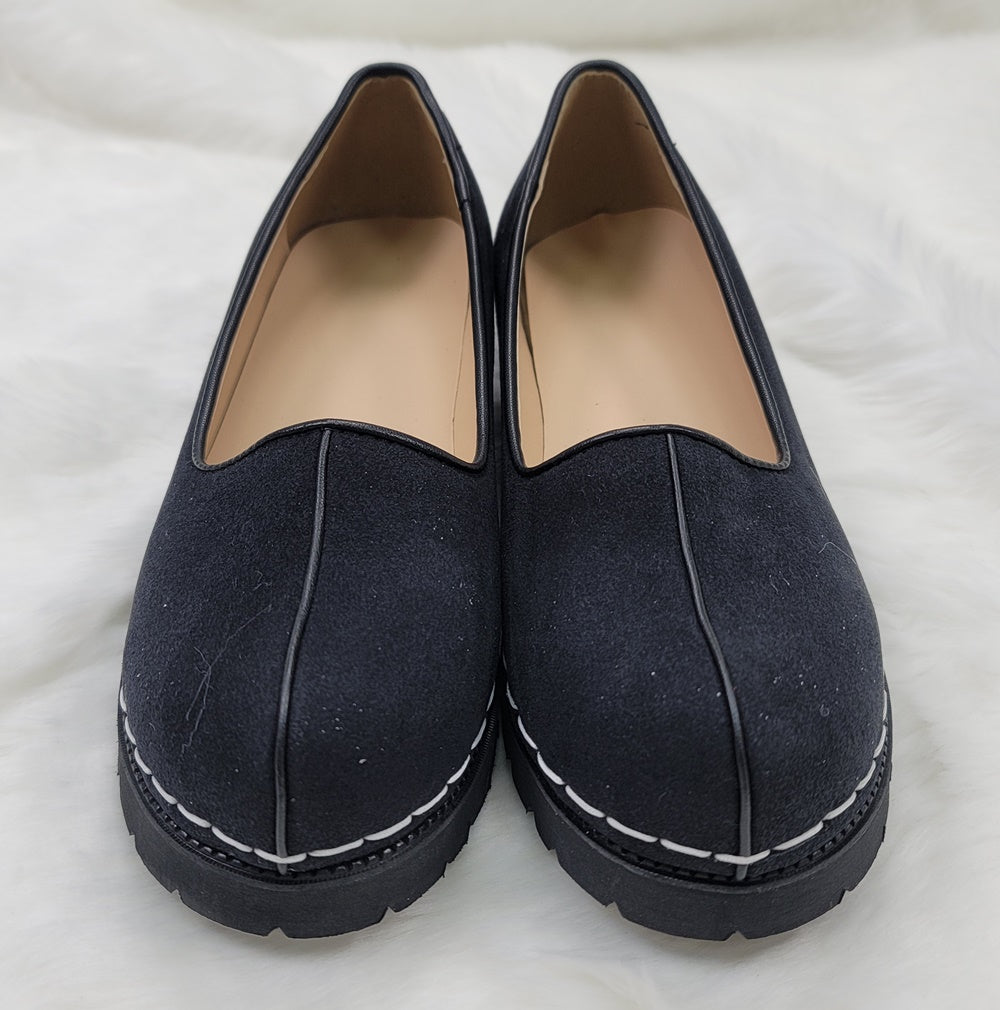 Korean Traditional Hanbok Shoes for Man Men 갓신 Black Color Footwear Wedding Birthday Leather