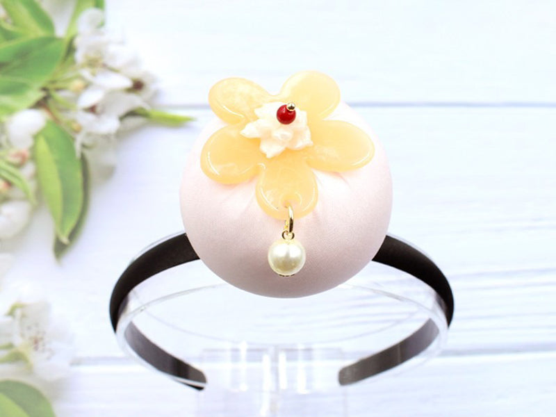 Girl's Hanbok Hair Accessory BASSI head&nbsp; band Piece, Korea Traditional Flower J112