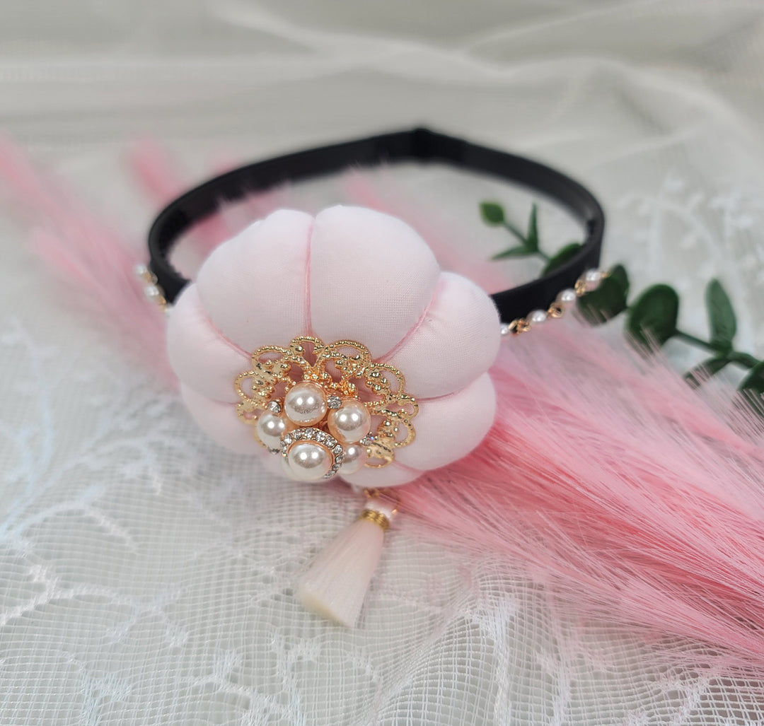 girl Hanbok Hair Accessory BASSI band head piece Korea Traditional dress First Birthday Party