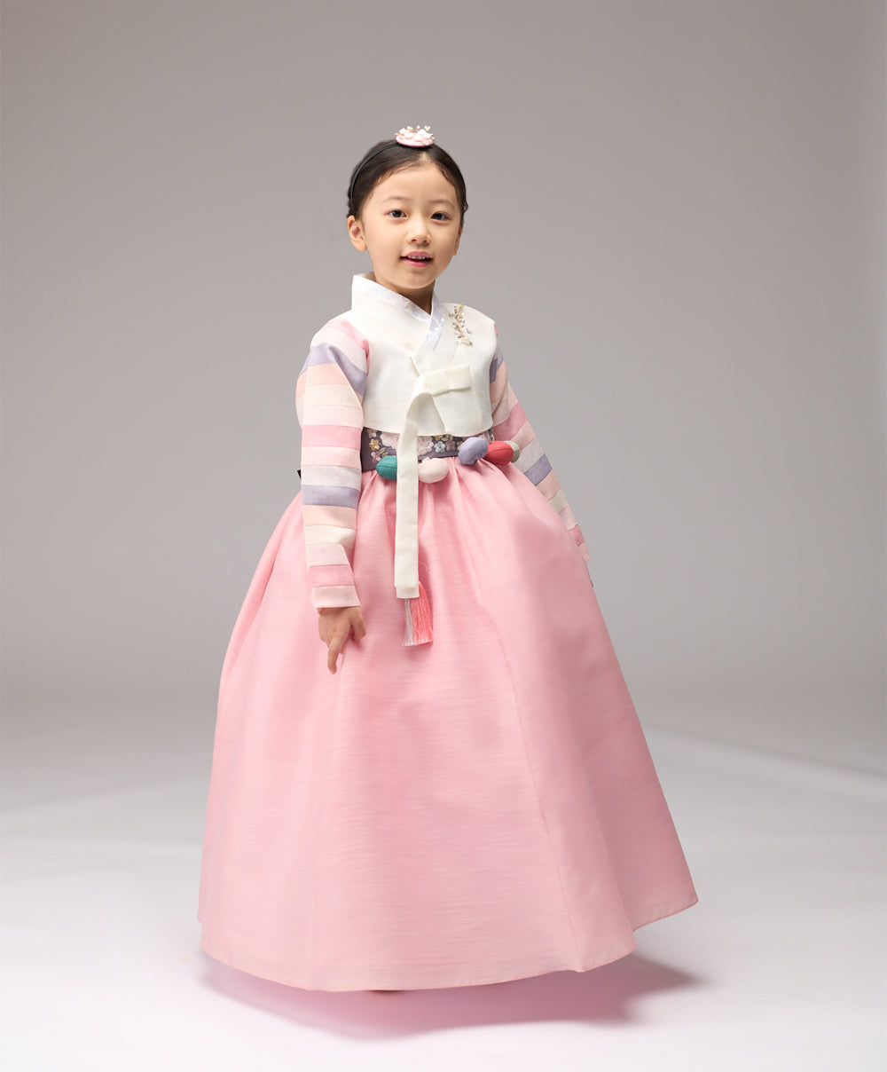 Hanbok Girl Baby Korea Traditional Clothing Saekdong Pastel