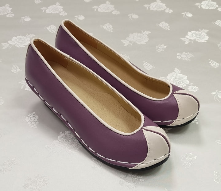 Korean Traditional Hanbok Shoes Socks for Woman Girl Solid Footwear Wedding Birthday PU WS117