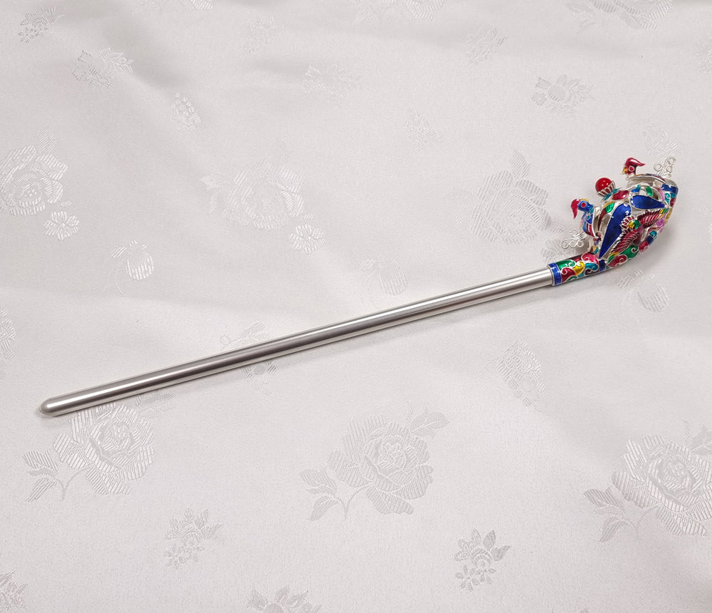 Korea Binyeo 비녀 Hair Accessory for Woman Hanbok Decoration Ornament Gold Silver 30 cm 24