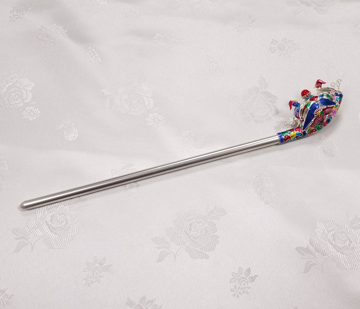 Korea Binyeo 비녀 Hair Accessory for Woman Hanbok Decoration Ornament Gold Silver 30 cm 24