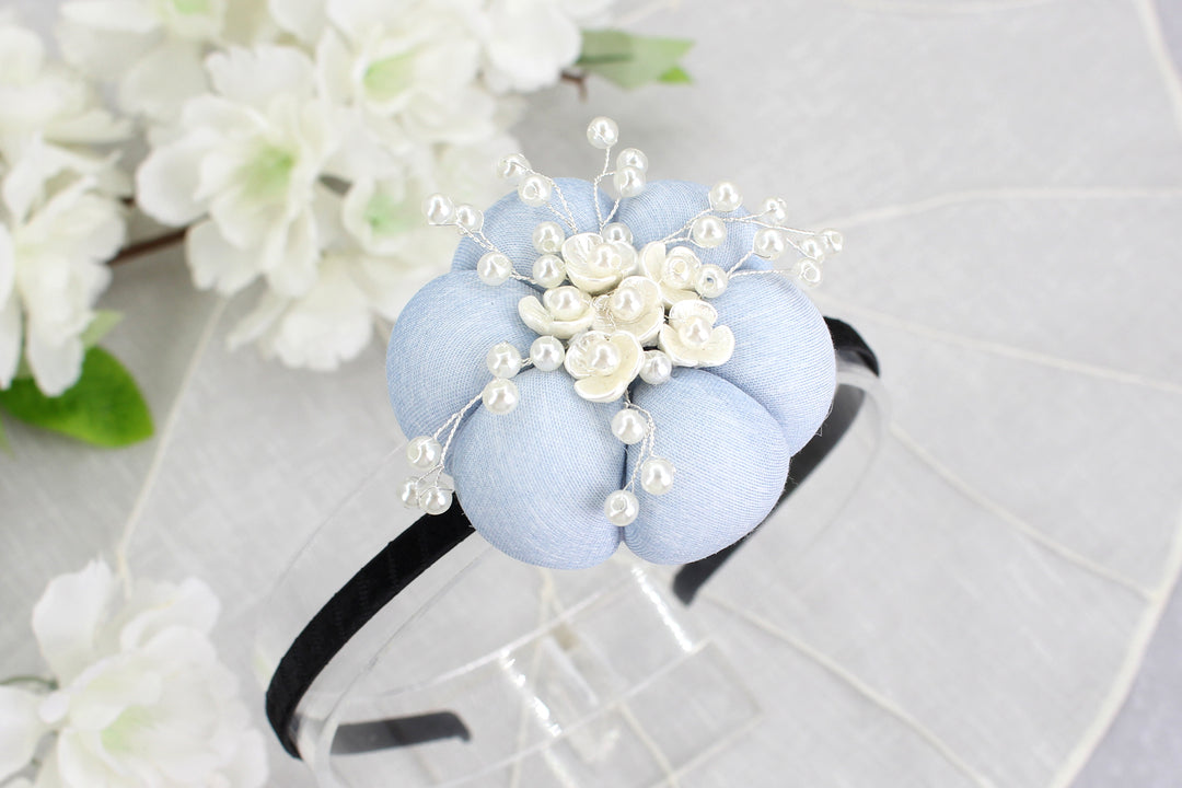 Girl's Hanbok Hair Accessory BASSI head&nbsp; band piece Korea Traditional Flower J107