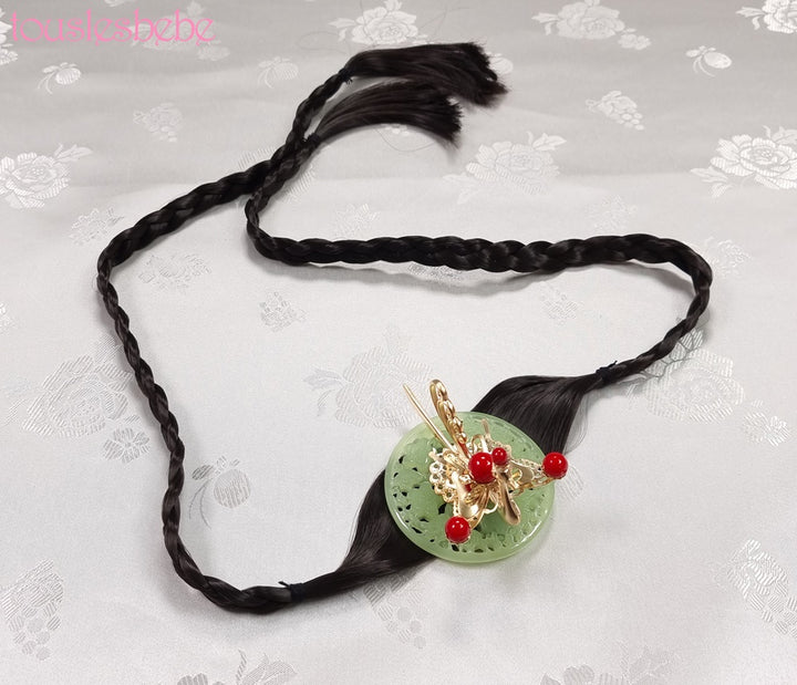 Korea Hair Accessory for Woman Hanbok Decoration Queen Princess Ornament Gold Silver Jade 첩지 10
