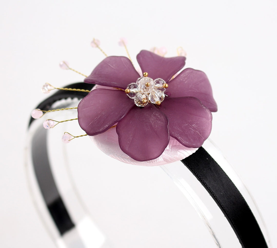 Girl's Hanbok Hair Accessory BASSI band head piece Korea Traditional Flower J102