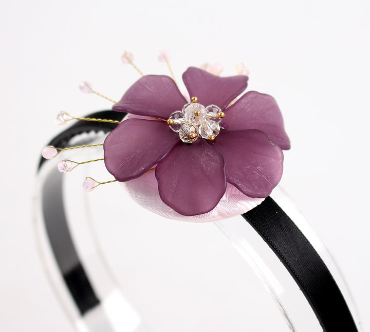 Girl's Hanbok Hair Accessory BASSI band head piece Korea Traditional Flower J102