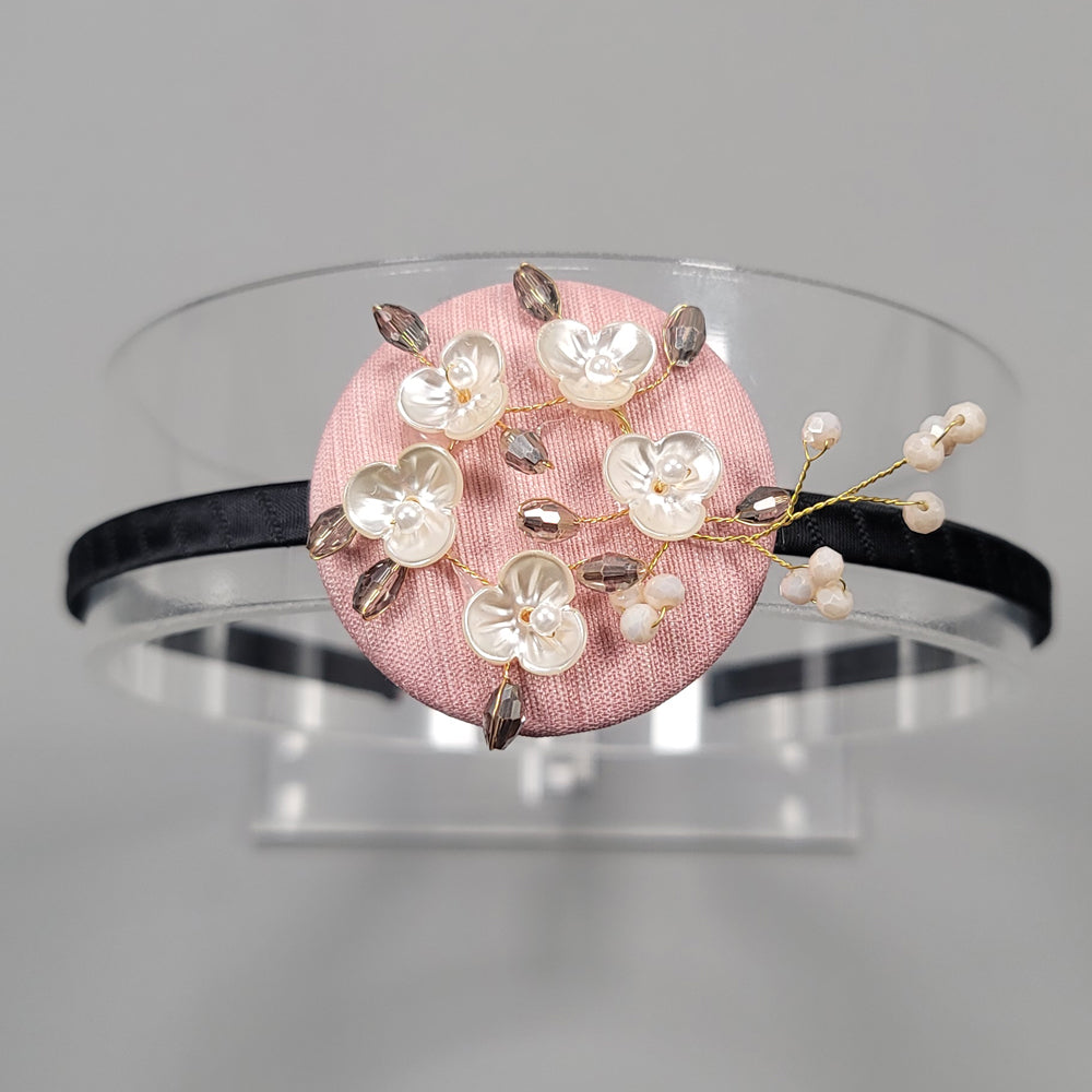 Girl's Hanbok Hair Accessory BASSI head&nbsp; band piece Korea Traditional Flower J108