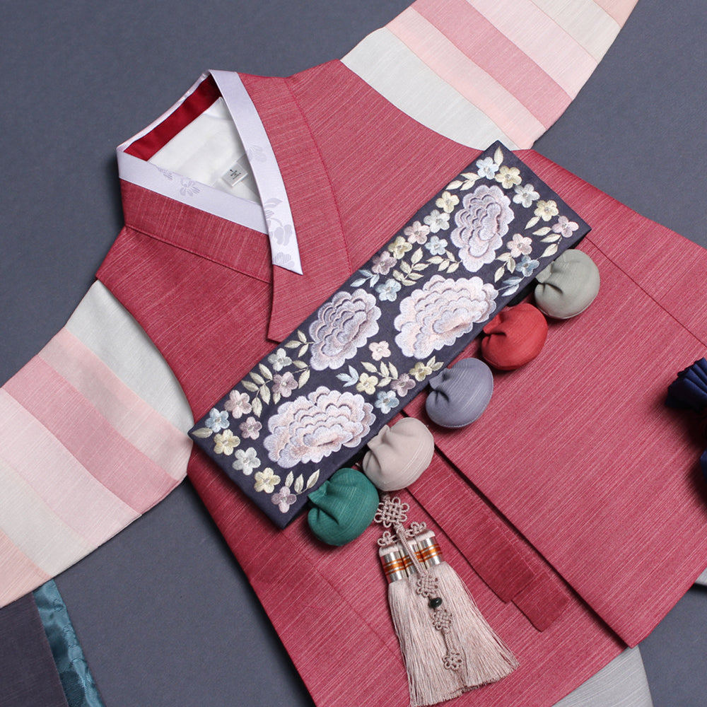 Korean Traditional Boy Baby Hanbok Dol Baikil Party Celebration 100th Days 1-10 Years Red DDB124