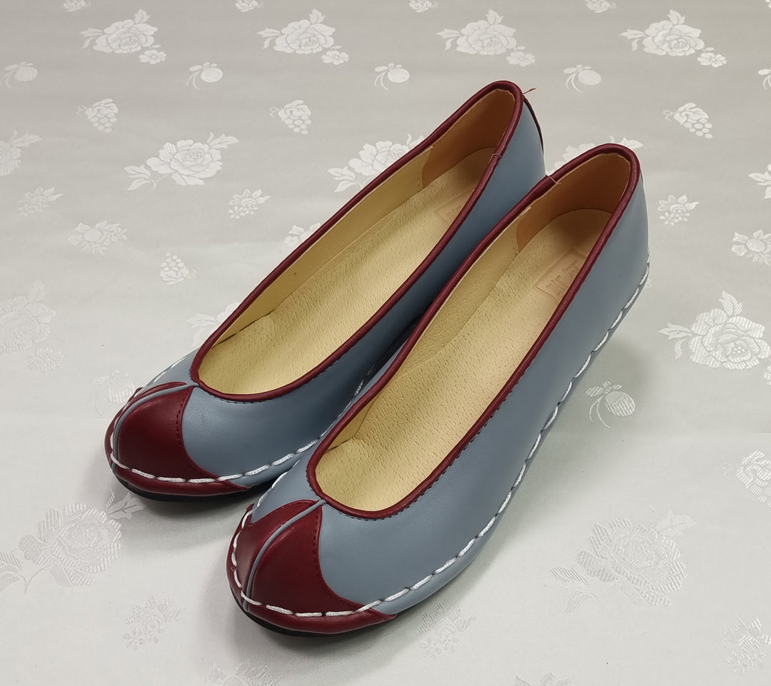 Korean Traditional Hanbok Shoes Socks for Woman Girl Solid Footwear Wedding Birthday PU WS117
