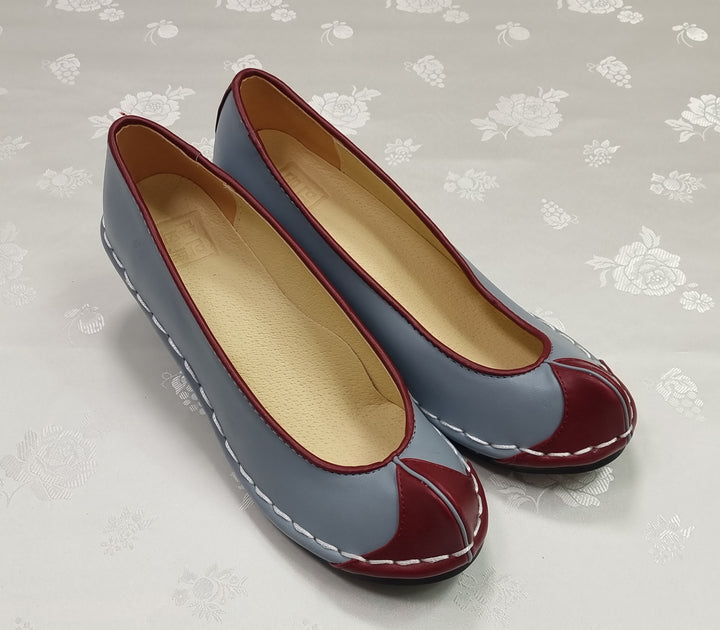 Korean Traditional Hanbok Shoes Socks for Woman Girl Solid Footwear Wedding Birthday PU WS117