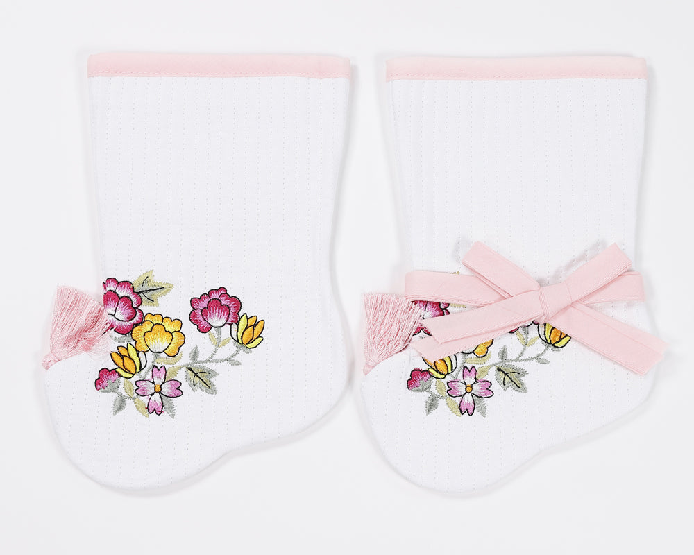 Korean Traditional Boy Girl Baby Hanbok Socks Beoseon 버선 Flower Embroidery&nbsp; Dol 1 Year SOC013