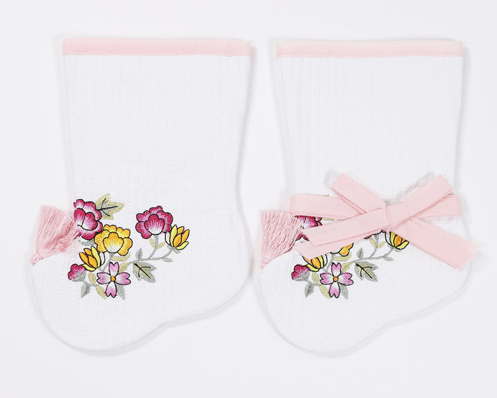 Korean Traditional Boy Girl Baby Hanbok Socks Beoseon 버선 Flower Embroidery&nbsp; Dol 1 Year SOC013