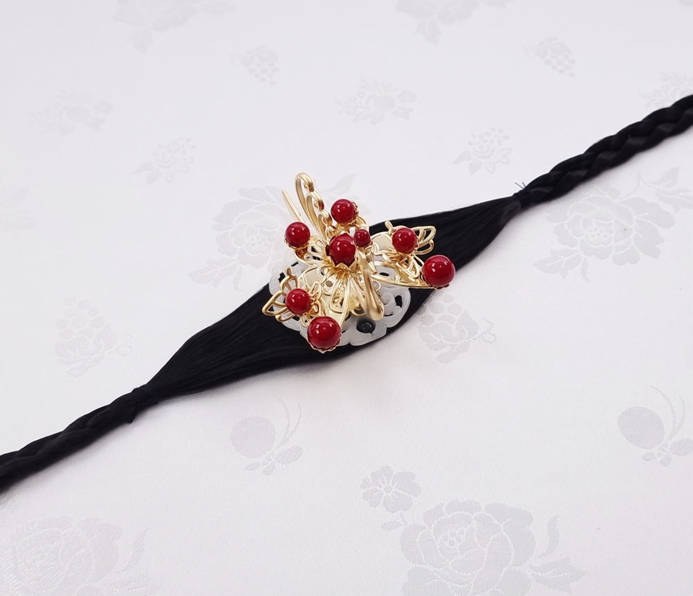 Korea Hair Accessory for Woman Hanbok Decoration Queen Princess Ornament 첩지 09