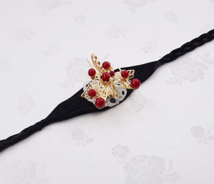 Korea Hair Accessory for Woman Hanbok Decoration Queen Princess Ornament 첩지 09