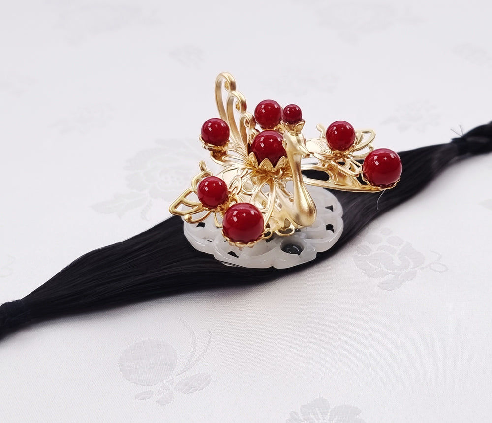 Korea Hair Accessory for Woman Hanbok Decoration Queen Princess Ornament 첩지 09