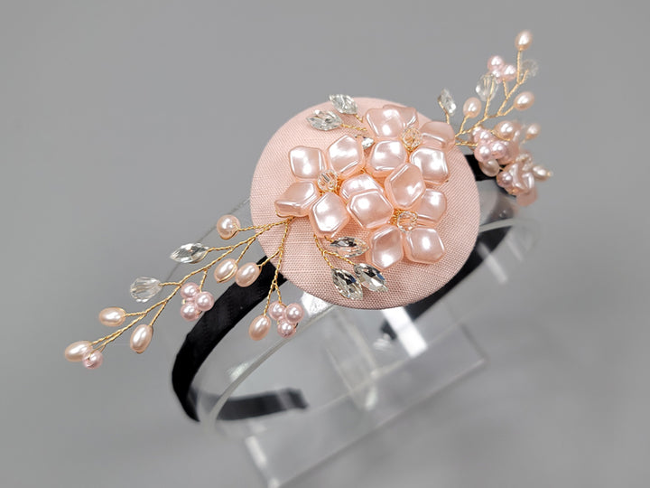Girl's Hanbok Hair Accessory BASSI head&nbsp; Band Piece, Korea Traditional Flower J137
