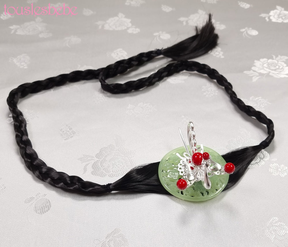 Korea Hair Accessory for Woman Hanbok Decoration Queen Princess Ornament Gold Silver Jade 첩지 10