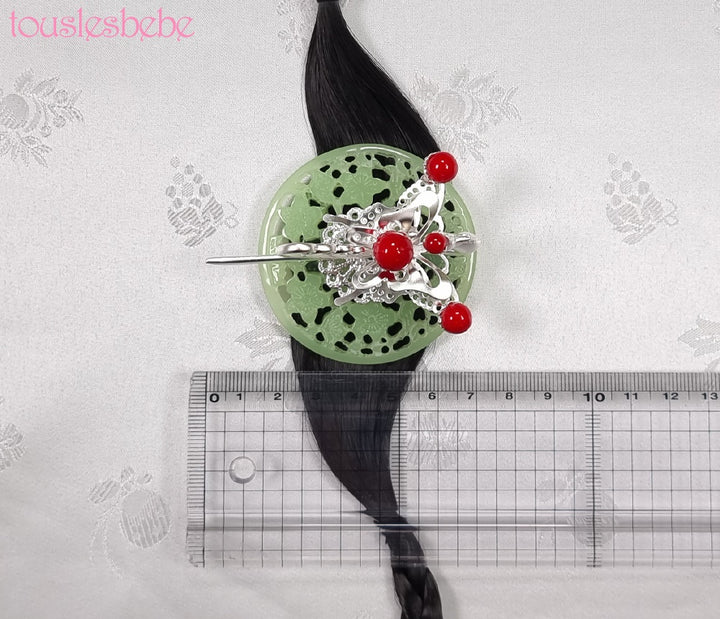Korea Hair Accessory for Woman Hanbok Decoration Queen Princess Ornament Gold Silver Jade 첩지 10