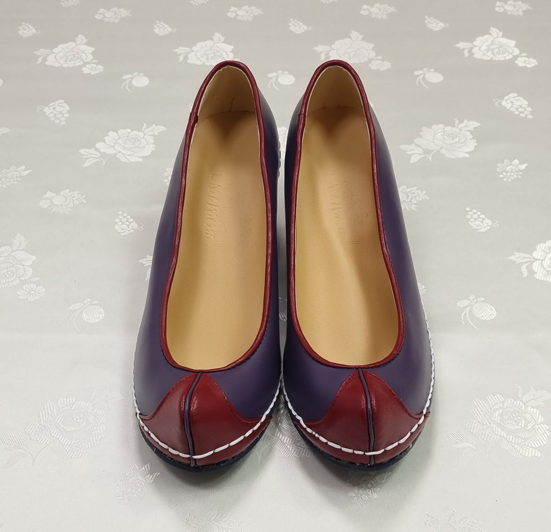 Korean Traditional Hanbok Shoes Socks for Woman Girl Solid Footwear Wedding Birthday PU WS117
