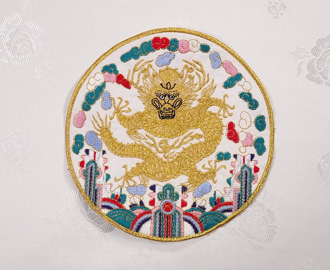 Korean Traditional Embroidery Patch Clothing DIY Accessory 15cm BAP002