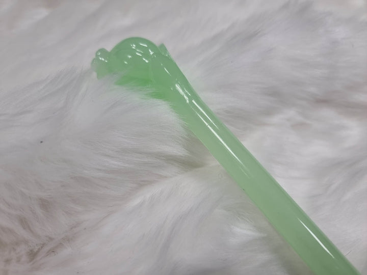 Korea Binyeo 비녀 Hair Accessory for Woman Hanbok Decoration Ornament Imitation Jade 24 cm 22