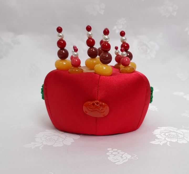 Korean Hair Accessory for Woman Hanbok Traditional Wedding Decoration Ornament 족두리 DS108