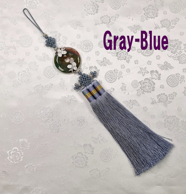 Hanbok Accessory Norigae 노리개 Baby Girl Woman Ornament Cricle Tassel 35 cm JTN125