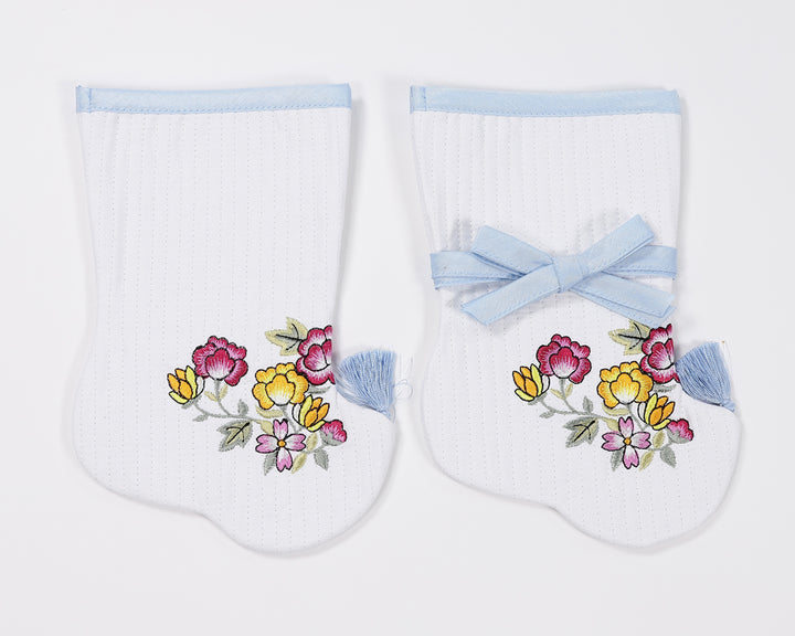 Korean Traditional Boy Girl Baby Hanbok Socks Beoseon 버선 Flower Embroidery&nbsp; Dol 1 Year SOC013