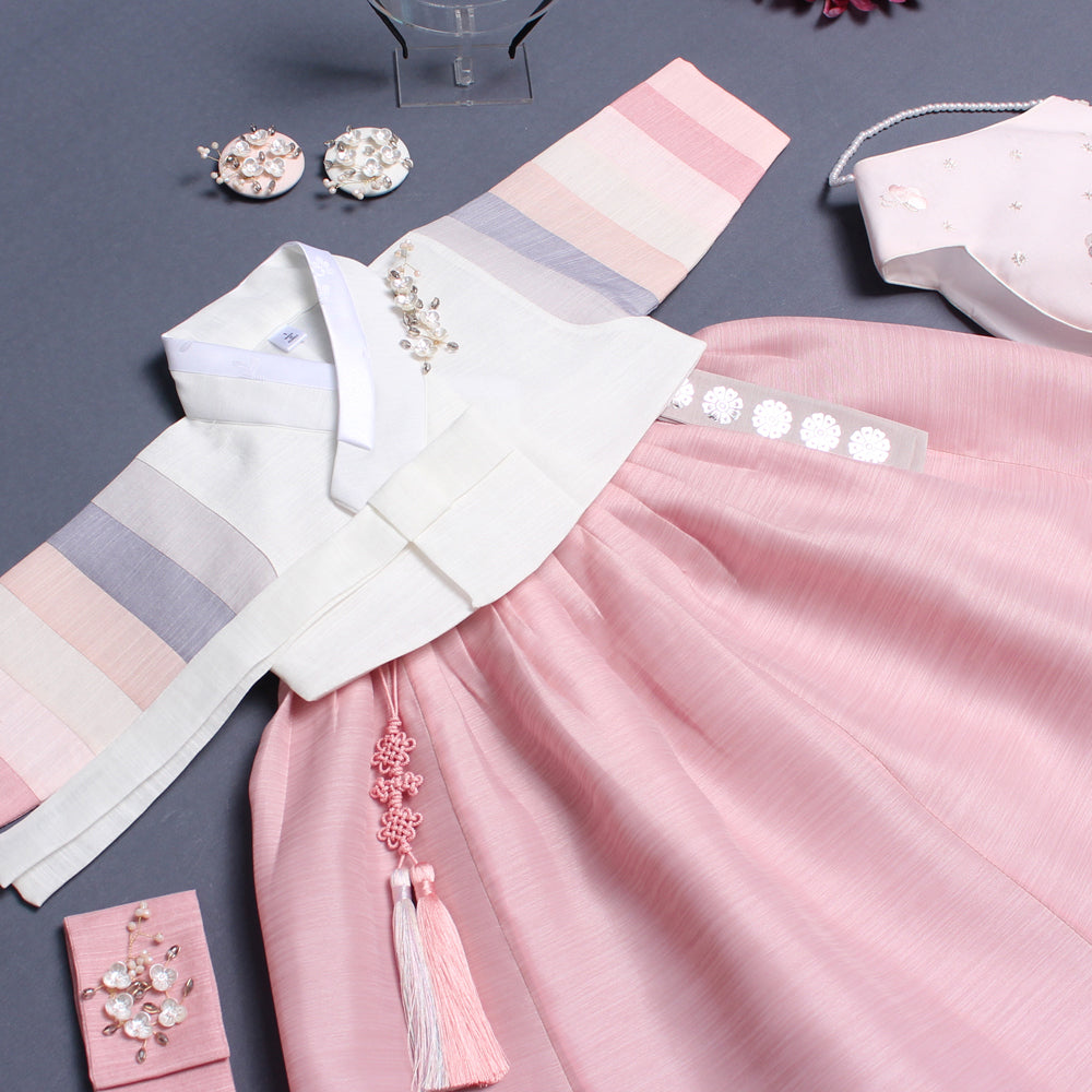 Hanbok Girl Baby Korea Traditional Clothing Saekdong Pastel
