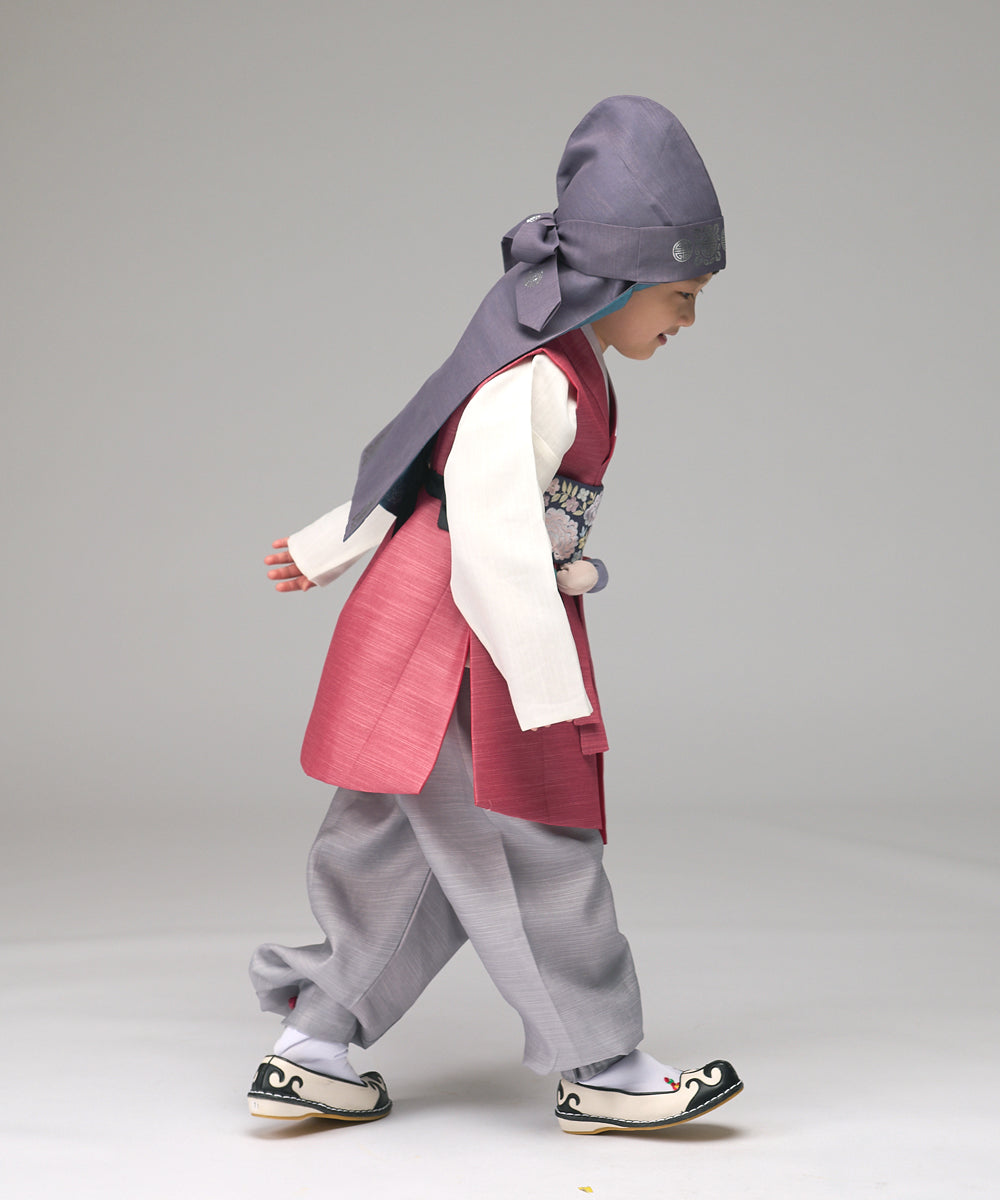 Korean Traditional Boy Baby Hanbok Dol Baikil Party Celebration 100th Days 1–10 Years Red DDB125