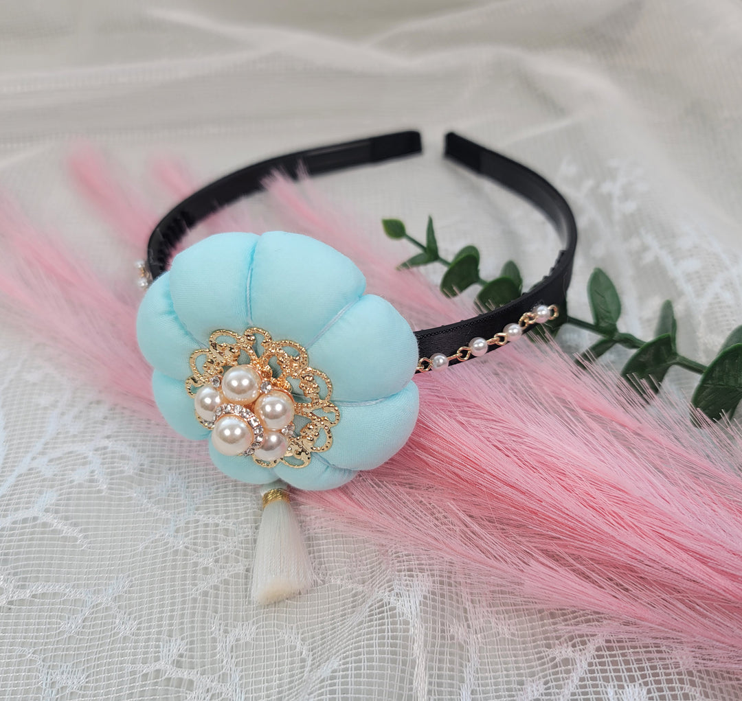 girl Hanbok Hair Accessory BASSI band head piece Korea Traditional dress First Birthday Party