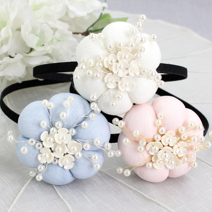 Girl's Hanbok Hair Accessory BASSI head&nbsp; band piece Korea Traditional Flower J107