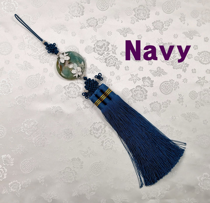 Hanbok Accessory Norigae 노리개 Baby Girl Woman Ornament Cricle Tassel 35 cm JTN125