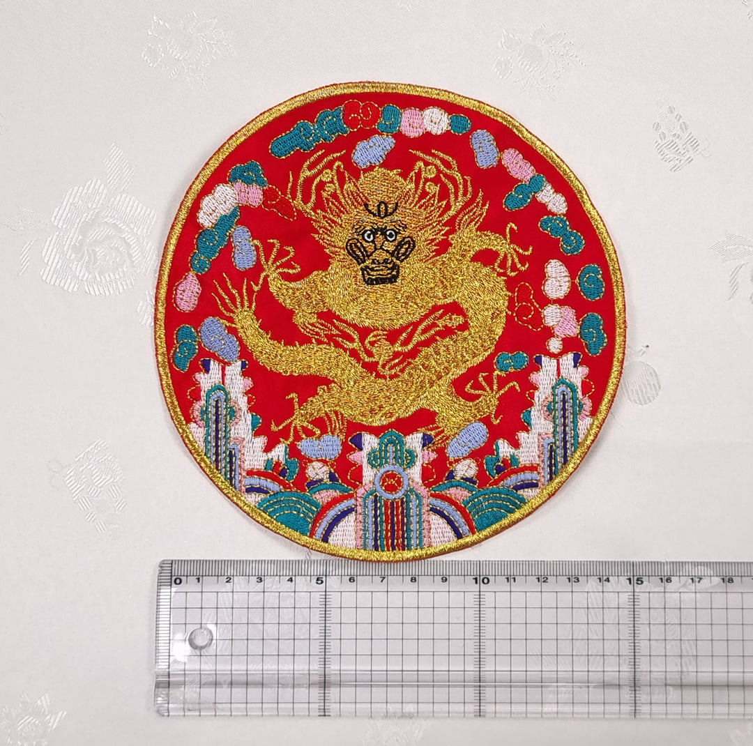 Korean Traditional Embroidery Patch Clothing DIY Accessory 15cm BAP002