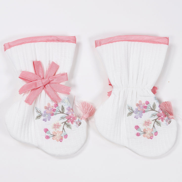 Korean Traditional Boy Girl Baby Hanbok Socks Beoseon 버선 Flower Embroidery Pastel Color Dol 1 Year SOC015