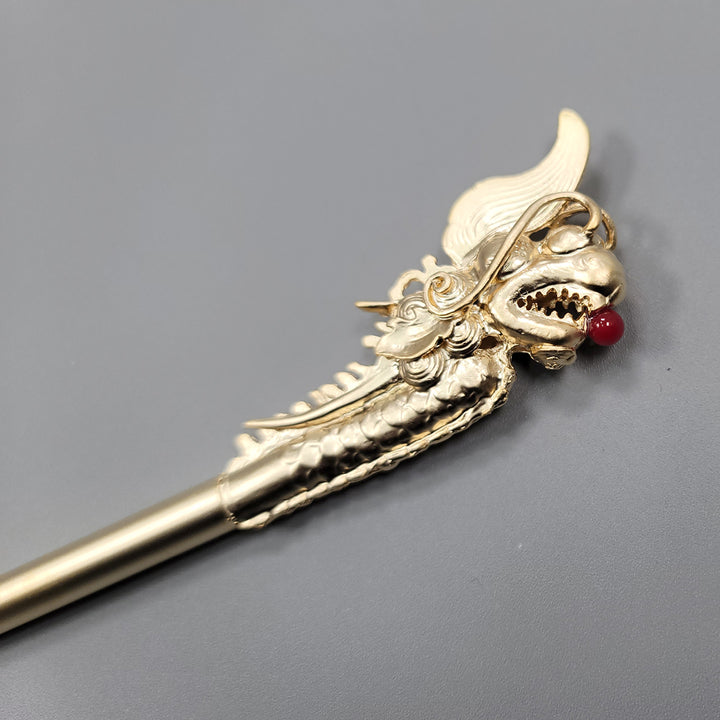 Korea Binyeo 비녀 Hair Accessory for Woman Hanbok Decoration Ornament Gold Dragon11