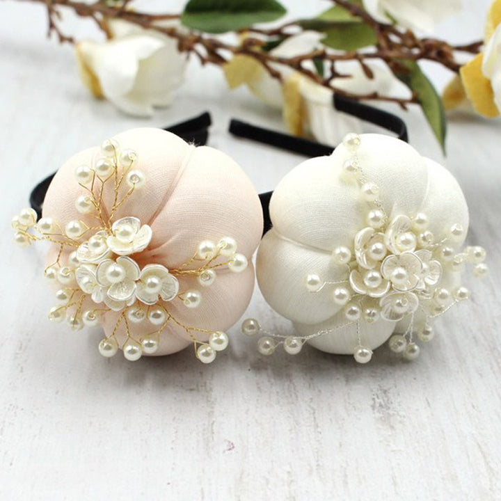Girl's Hanbok Hair Accessory BASSI head&nbsp; band piece Korea Traditional Flower J107