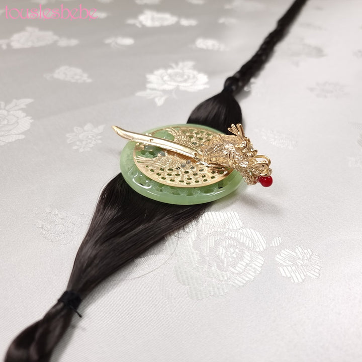 Korea Hair Accessory for Woman Hanbok Decoration Queen Princess Ornament Gold Silver Jade 첩지 10