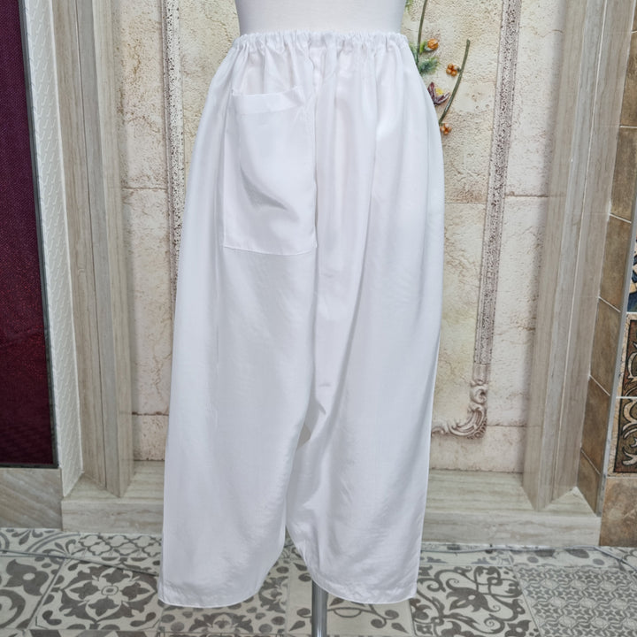 Hanbok Underwear 속바지 Soft Fabric Korean Traditional Woman Adult Clothing Hanbok Item Ivory 003