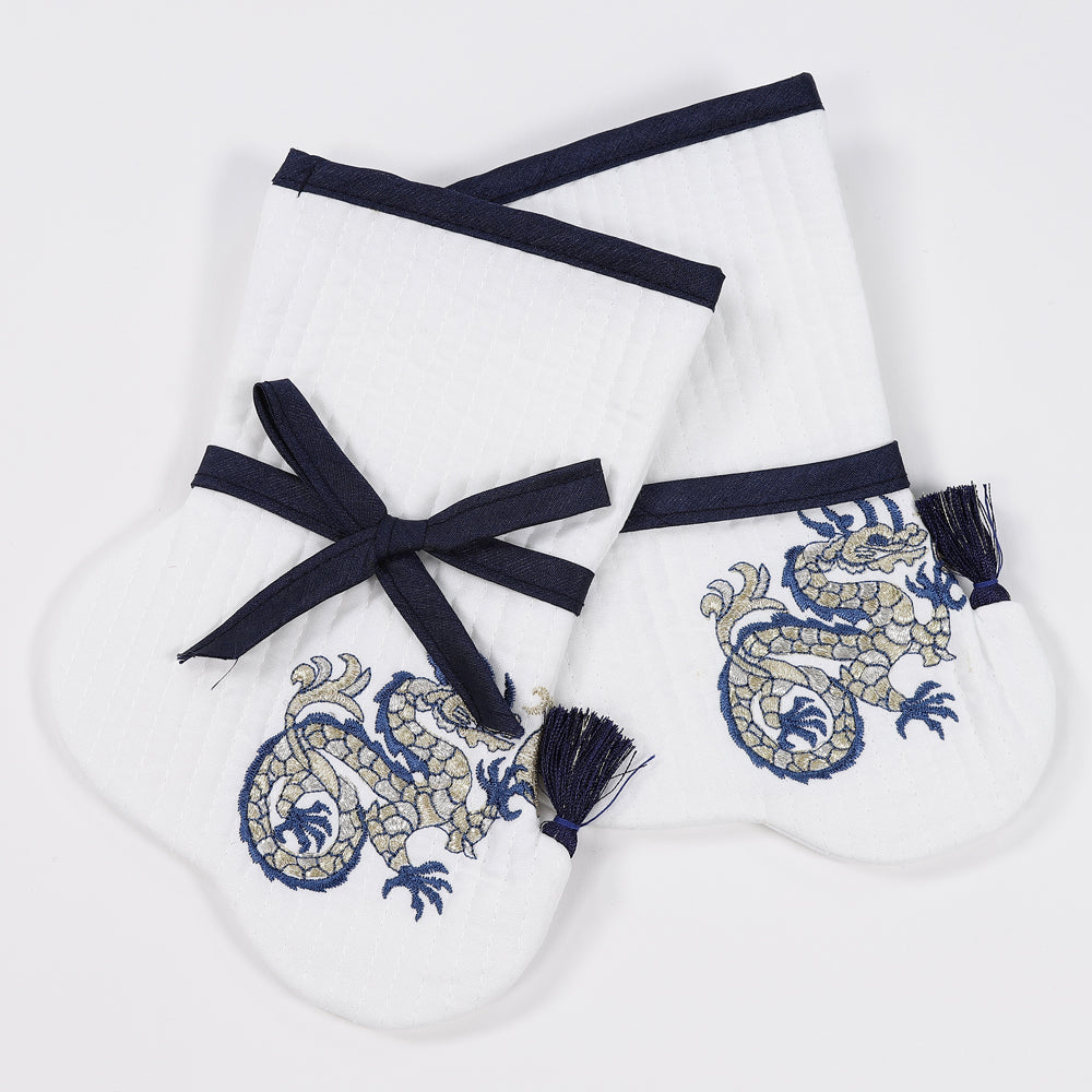 Korean Traditional Boy Baby Hanbok Socks Beoseon 버선 Dragon Embroidery Baikil Dol 1 Year SOC011