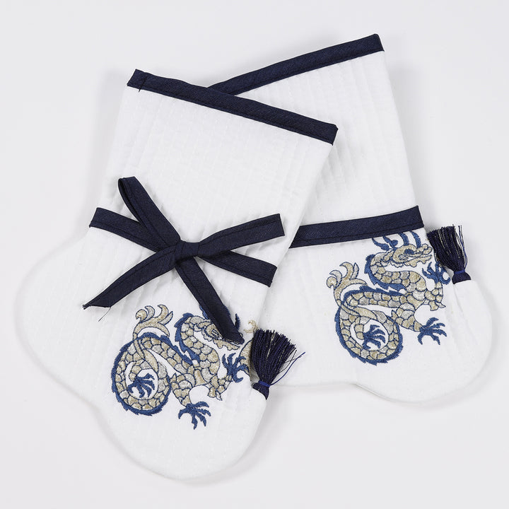 Korean Traditional Boy Baby Hanbok Socks Beoseon 버선 Dragon Embroidery Baikil Dol 1 Year SOC011