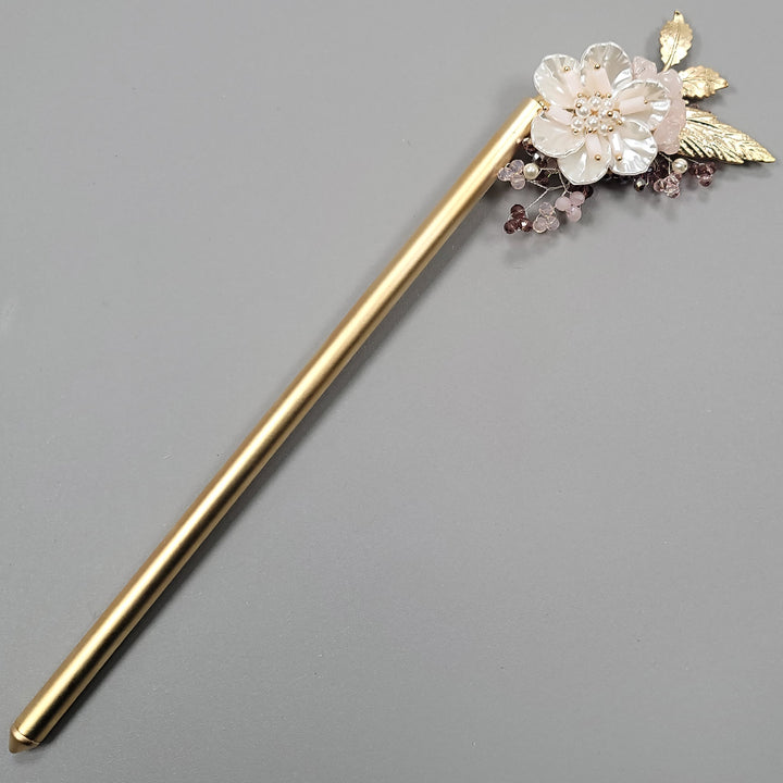 Korea Binyeo 비녀 Hair Accessory for Woman Hanbok Decoration Ornament Beads Flower 12