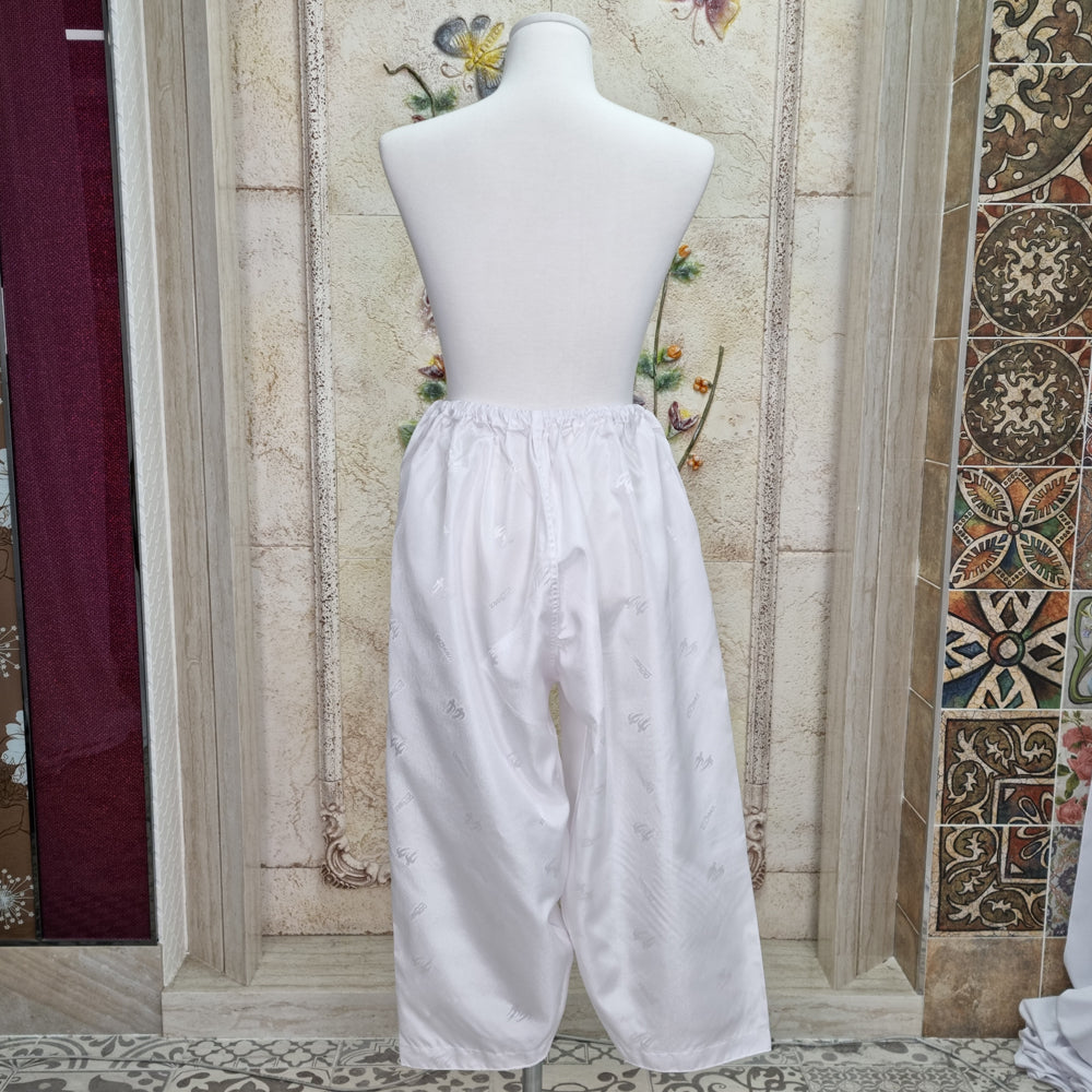 Hanbok Underwear 속바지Jacquard Korean Traditional Woman Adult Clothing Hanbok Item Ivory 004