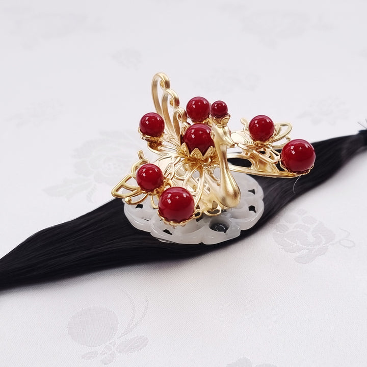 Korea Hair Accessory for Woman Hanbok Decoration Queen Princess Ornament 첩지 09