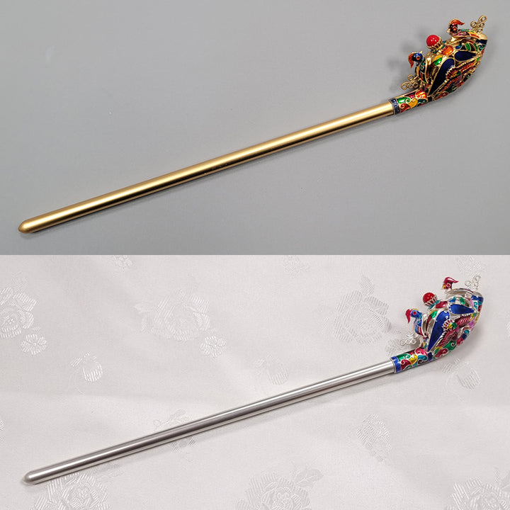 Korea Binyeo 비녀 Hair Accessory for Woman Hanbok Decoration Ornament Gold Silver 30 cm 24