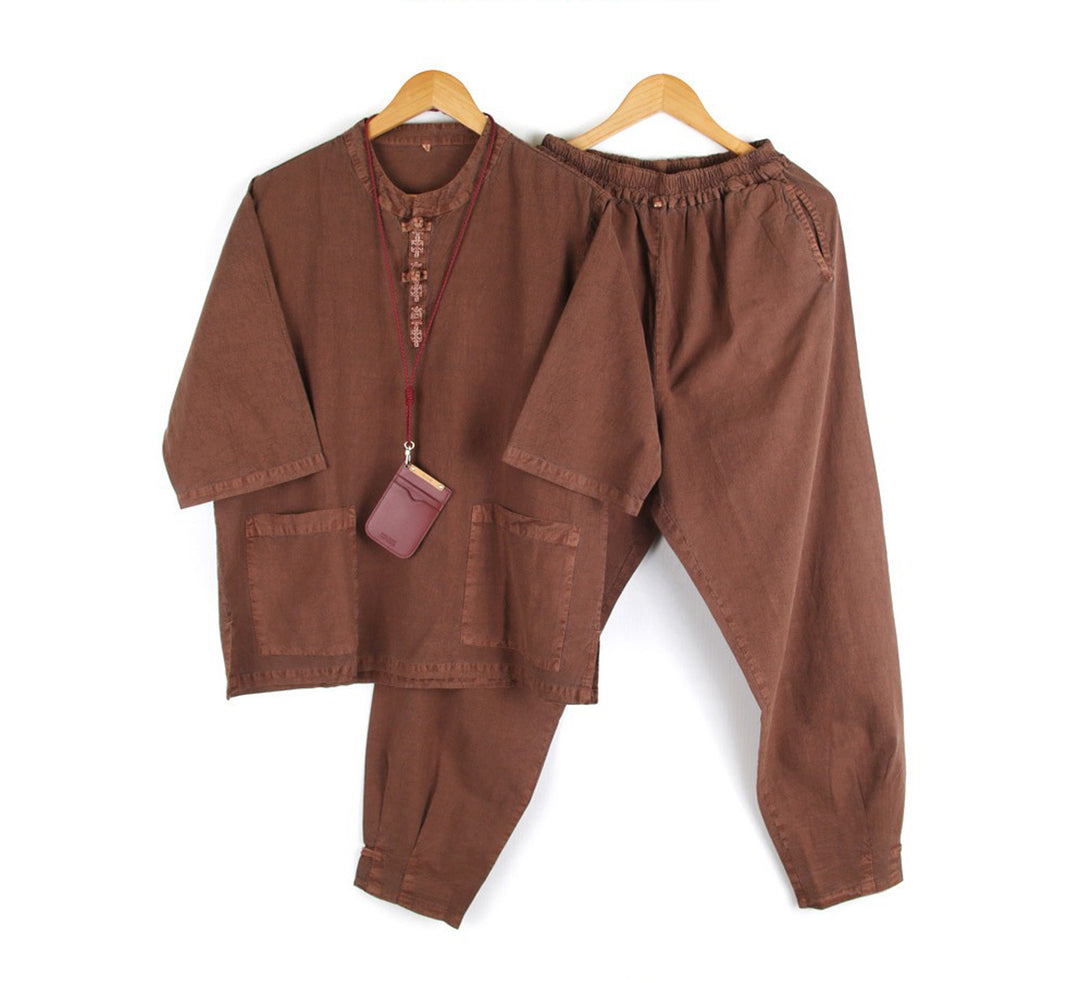 Korean Hanbok Washed Cotton Common Use Man Woman Casual Daily Clothing Pants JH106