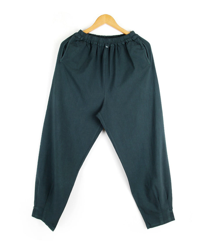Korean Hanbok Washed Cotton Common Use Man Woman Casual Daily Clothing V Neck Open Jacket Pants Set JH107
